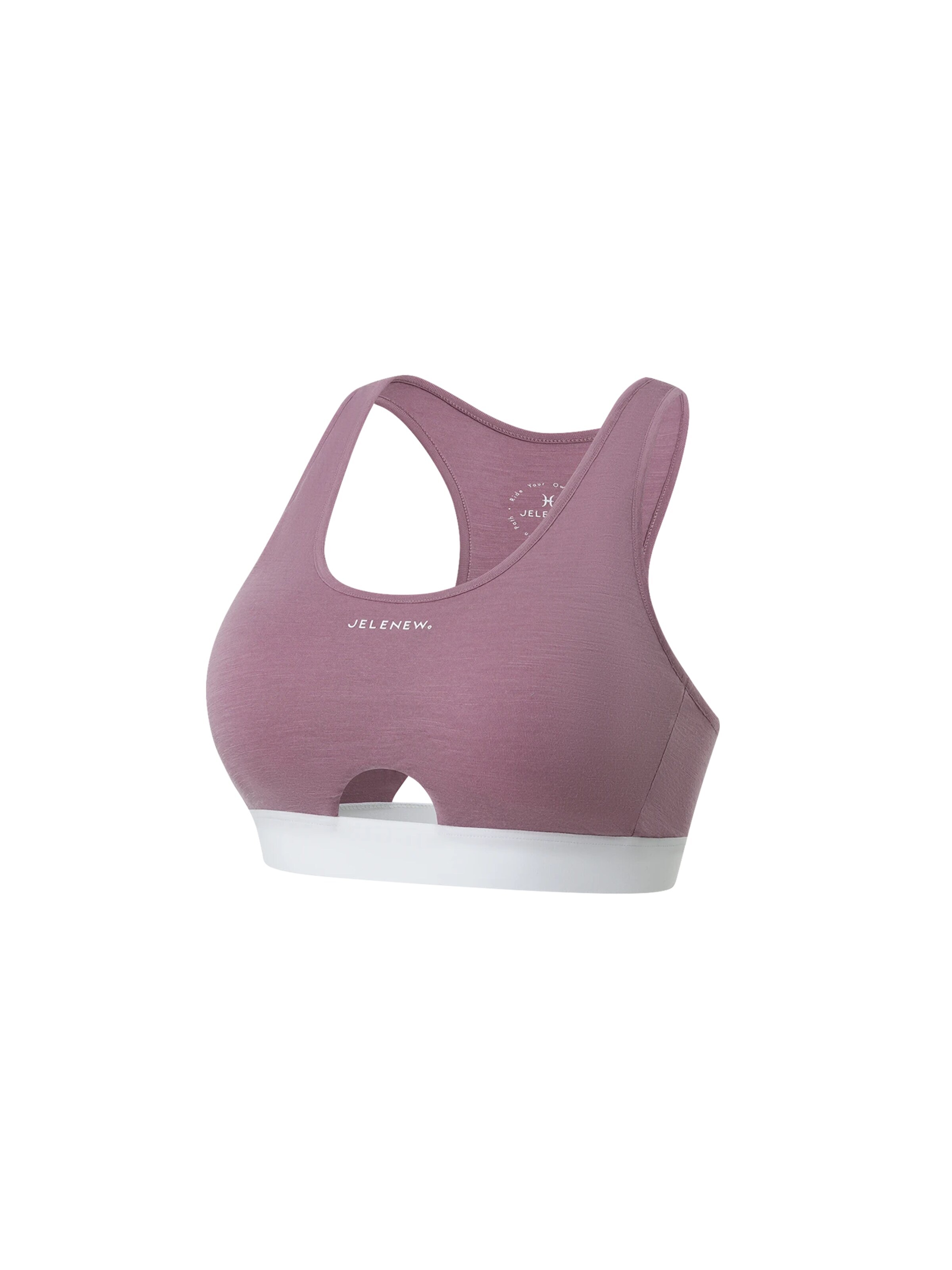 Classique Soutien-gorge de sport 'Merino Wool Sports Bra' Jelenew en rose
