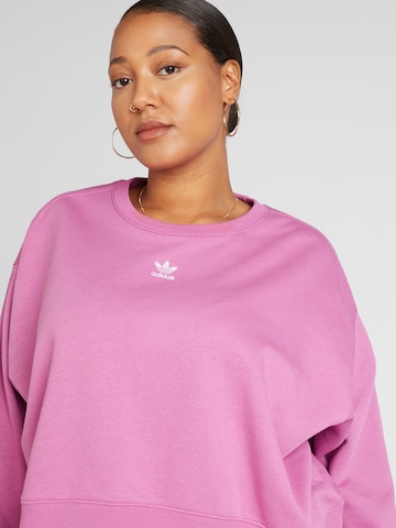 ADIDAS ORIGINALS Sweatshirt 'Adicolor Essentials' i lilla