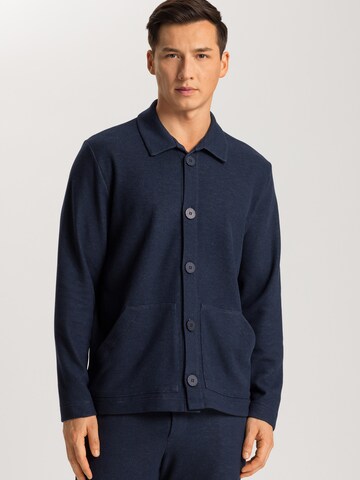 Veste de survêtement ' Cozy Living ' Hanro en bleu : devant