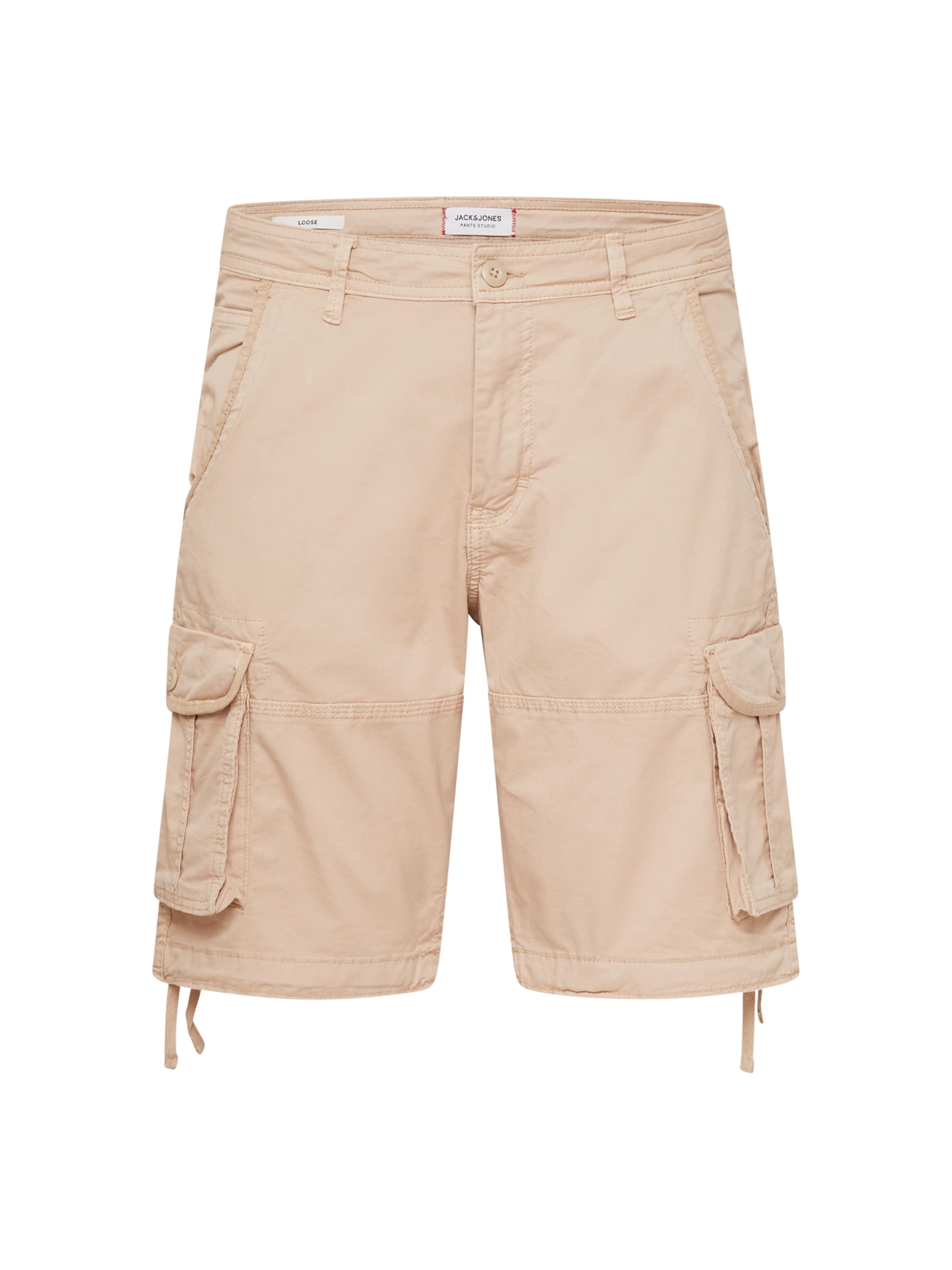 JACK & JONES Cargobroek 'Zeus' in Beige: voorkant