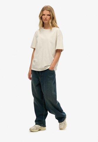 Superdry Oversized shirt in Beige