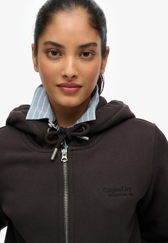 Veste de survêtement 'Essentials' Superdry en noir