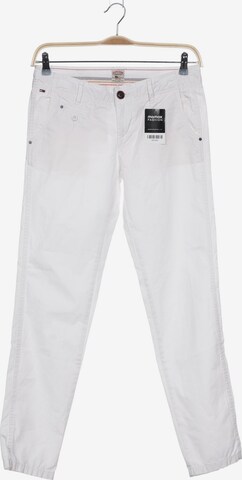 Tommy Jeans Stoffhose S in Weiß: predná strana