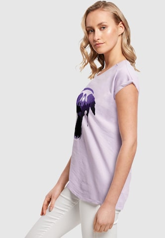 T-shirt 'Harry Potter - Graveyard Silhouette' ABSOLUTE CULT en violet