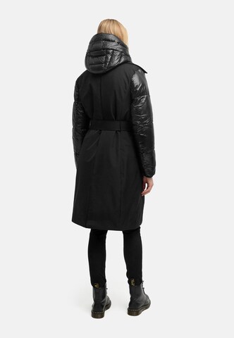 NAVAHOO Winter coat 'City-Glow 14' in Black
