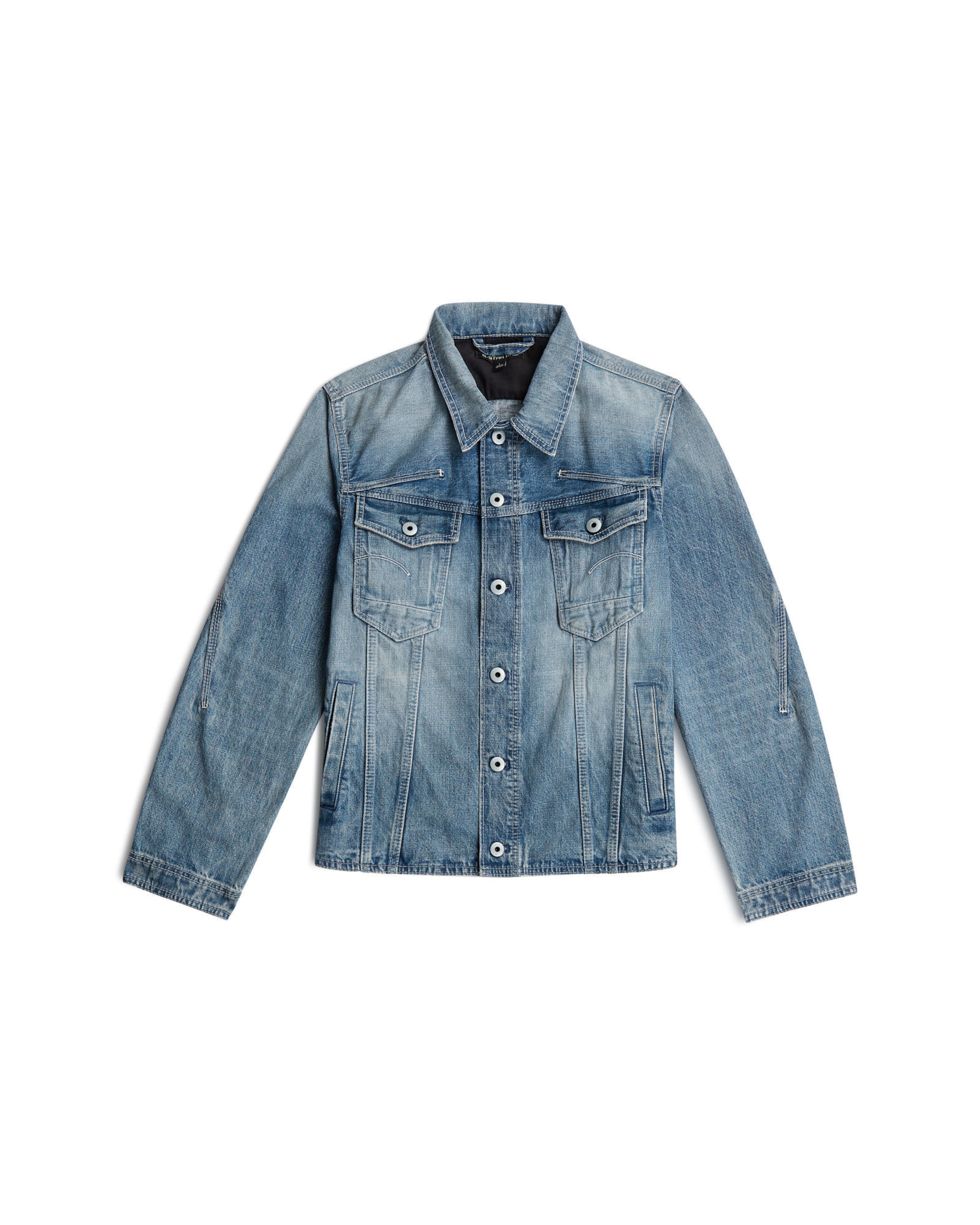 G-STAR Winterjas 'Slim 3D Dart Jacket' in L in de kleur Lichtblauw, Productweergave