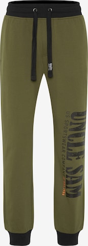 UNCLE SAM Loose fit Pants in Green: front