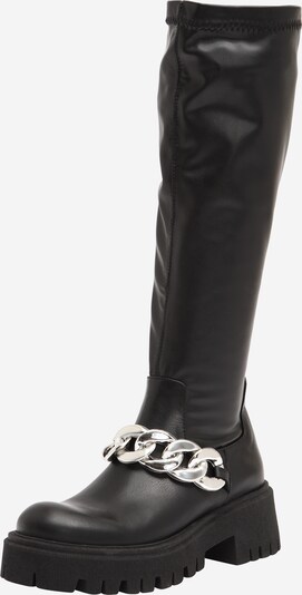 ALDO Stiefel 'HISTRIDE' in schwarz / silber, Produktansicht