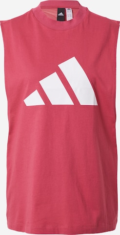 Skinny Top sportivo di ADIDAS SPORTSWEAR in rosa: frontale