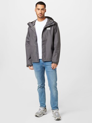 Giacca per outdoor 'SEVEN J' di HELLY HANSEN in grigio