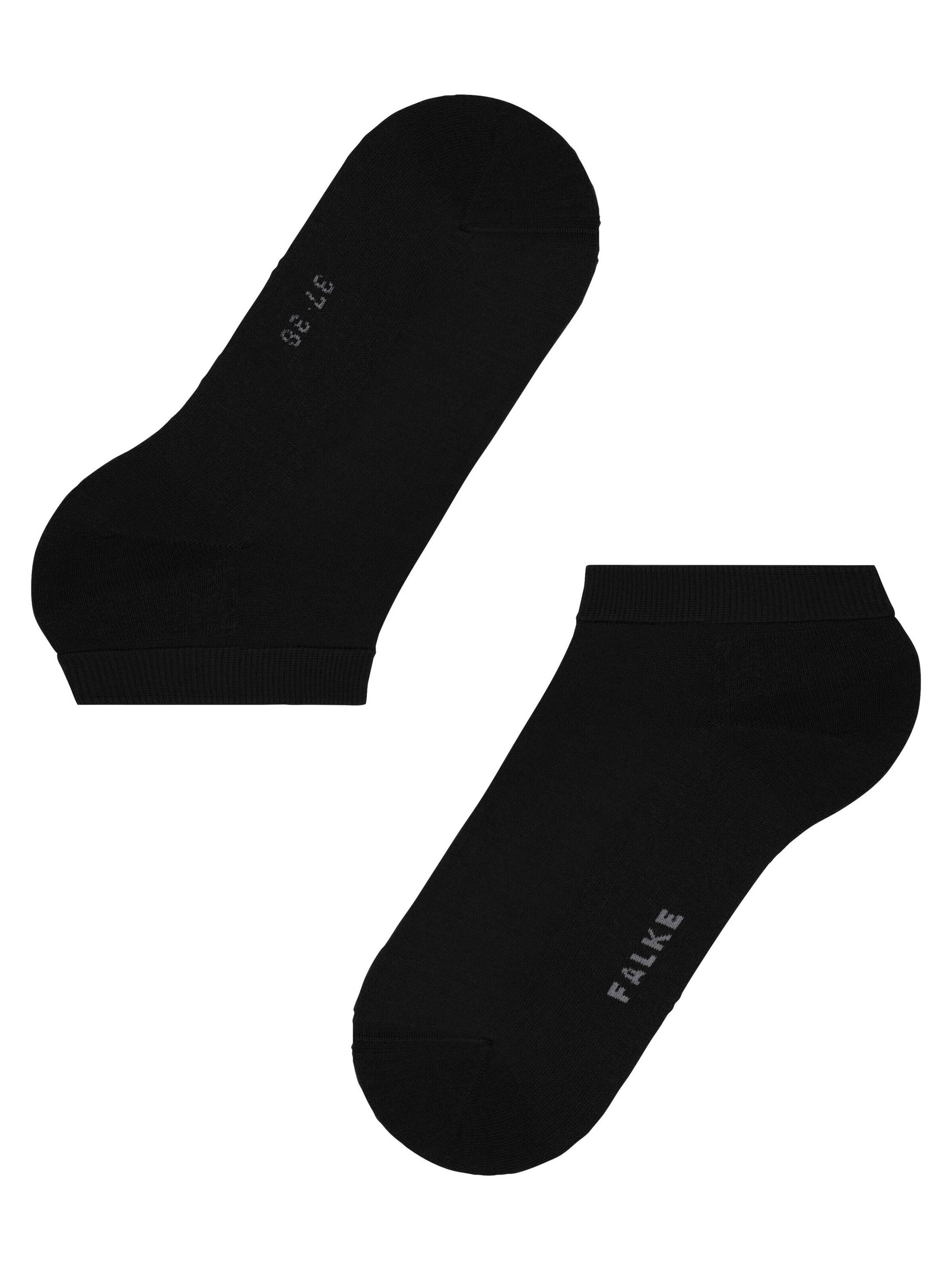 FALKE Füßlinge 'ClimaWool'‌‌‌‌‌‌‌‌ in Schwarz
