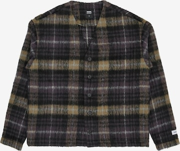 Dr. Denim Gebreid vest 'Julian Cardigan' in Zwart: voorkant
