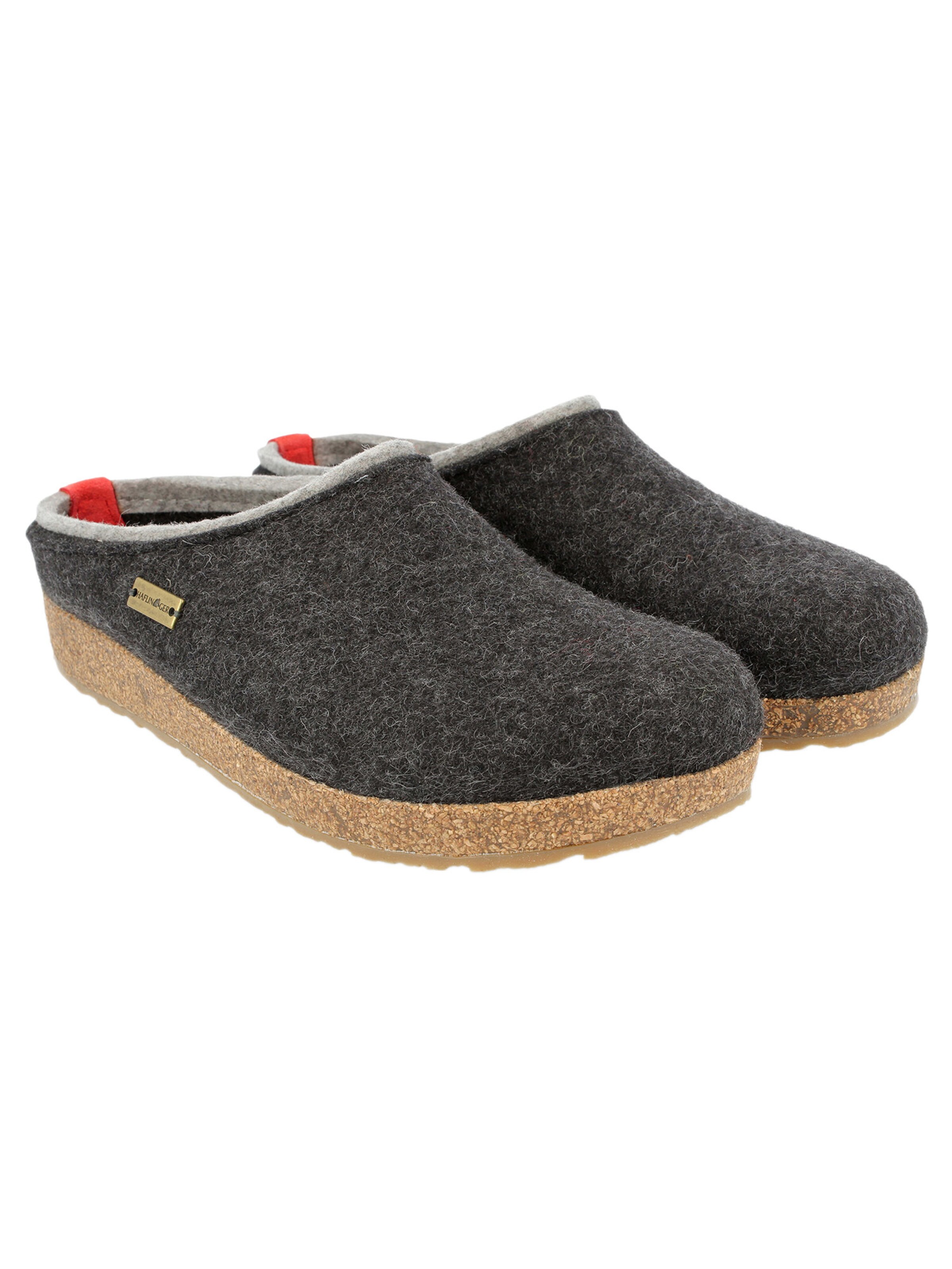 HAFLINGER Hausschuh 'Grizzly Kris'‌ in Grau