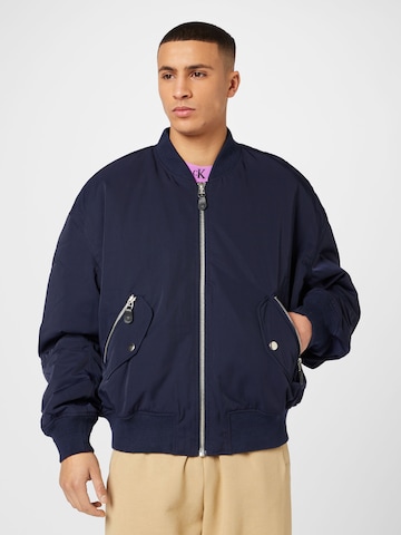 WEEKDAY Between-Season Jacket 'Tyreese' in Blue: front