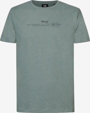 T-Shirt Petrol Industries en bleu : devant