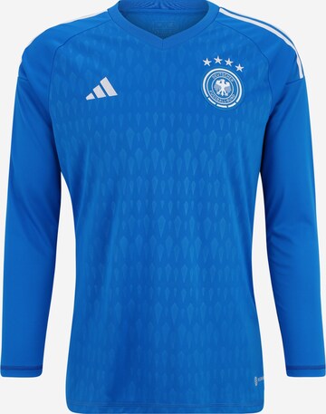 Maillot 'Germany Tiro 23 Goalkeeper' ADIDAS PERFORMANCE en bleu : devant