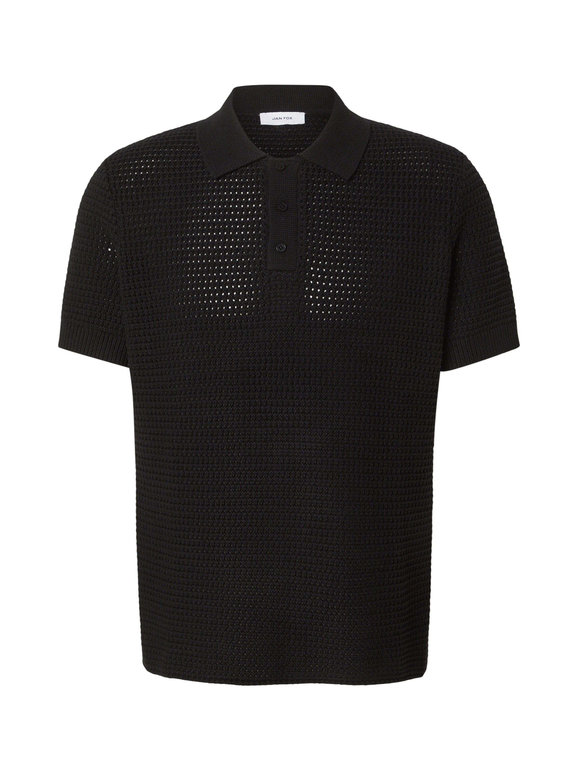 Tricou 'Giuliano' DAN FOX APPAREL pe negru, Vizualizare produs