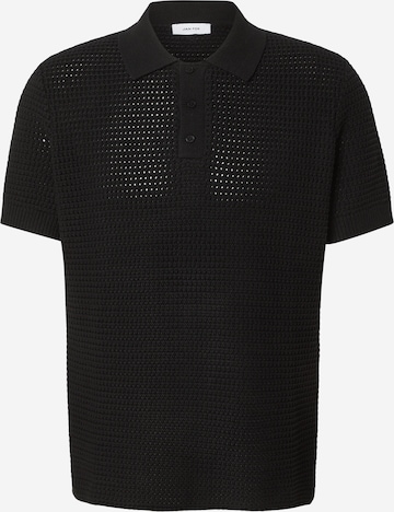 Tricou 'Giuliano' de la DAN FOX APPAREL pe negru: față