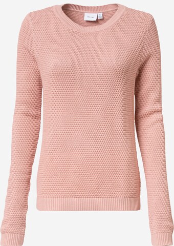VILA Пуловер 'Dalo' в розово: отпред