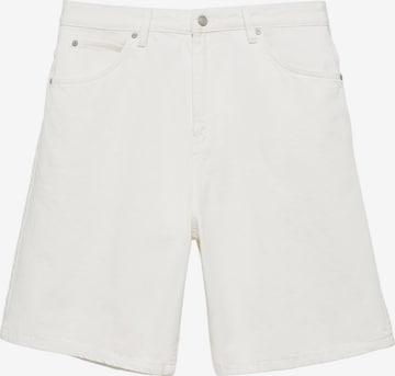 Pull&BearWide Leg/ Široke nogavice Traperice - bež boja: prednji dio