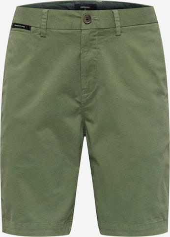 Pantalon chino Superdry en vert : devant