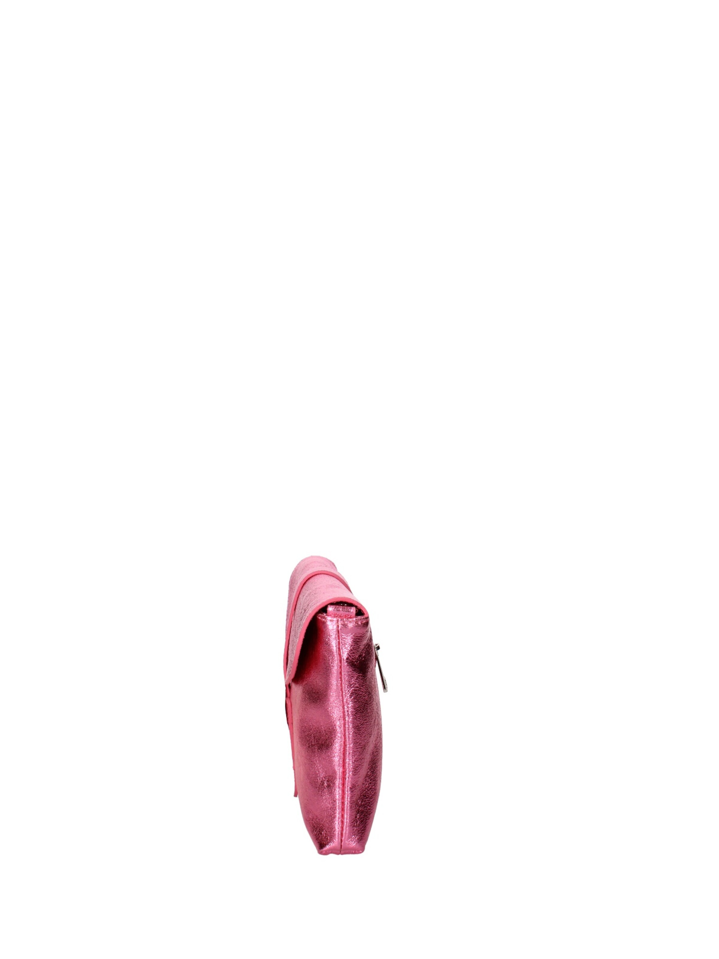 Pochette 'Pochette Donna Vera Pelle Laminato - Tracolla Regolabile' di Viola Castellani in rosa
