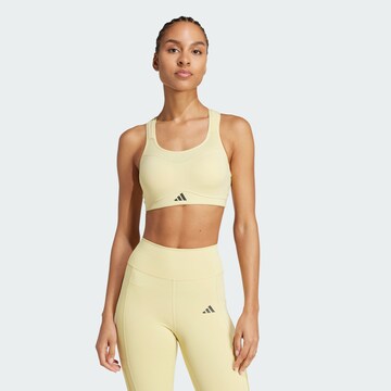 ADIDAS PERFORMANCE Bralette Sports bra 'TLRDIM' in Yellow: front