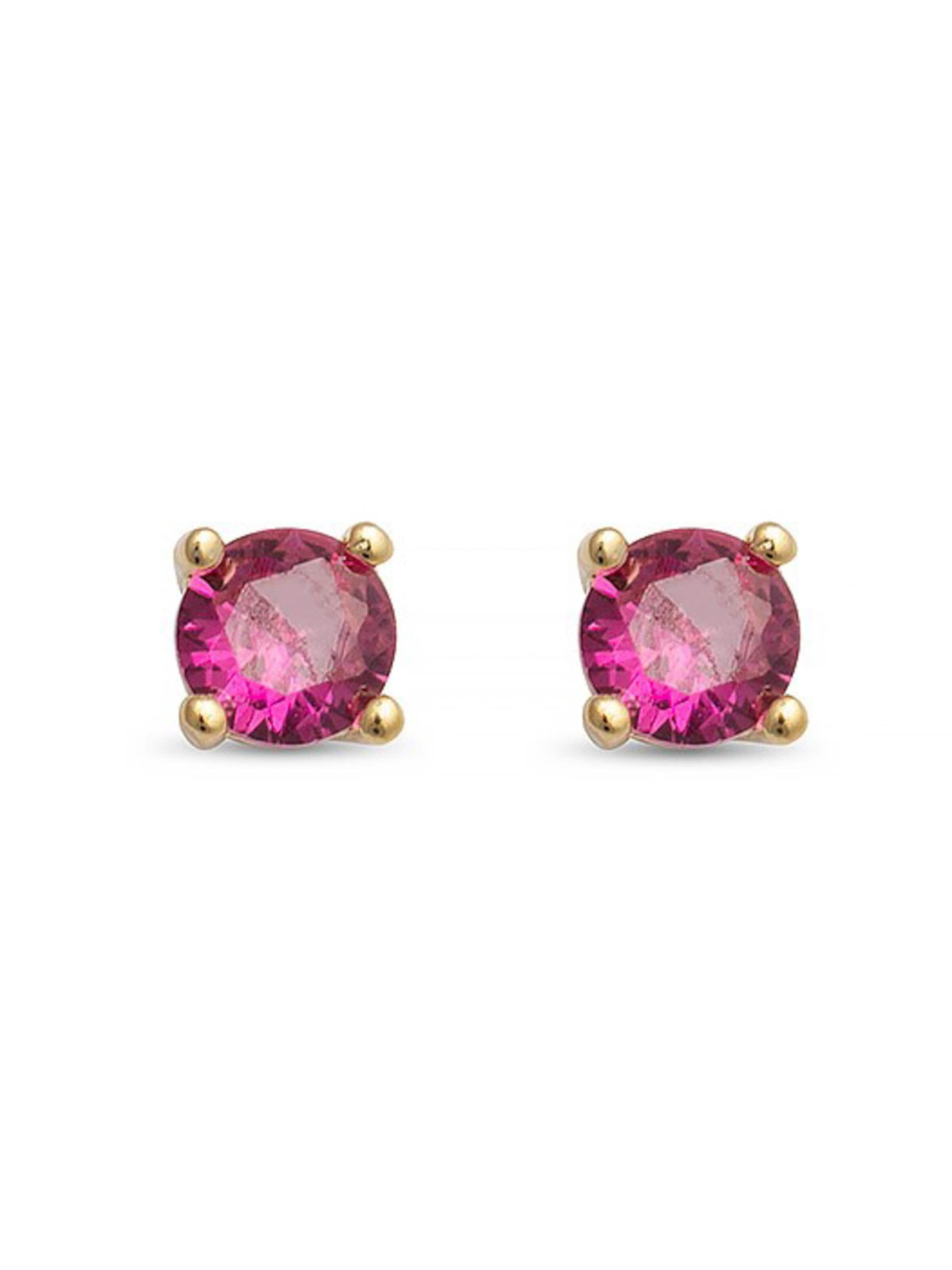Luxenter Earrings 'Otieno' in Pink: front