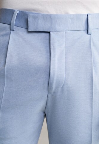 JOOP! Slim fit Trousers with creases 'Bennet' in Blue