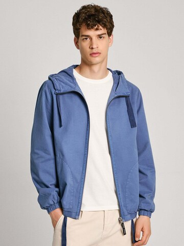 Pepe Jeans Sweatjacke 'TOD' in Blau: Vorderseite