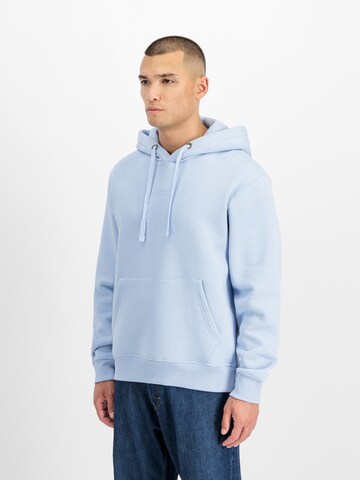 ALPHA INDUSTRIES Bluzka sportowa w kolorze niebieski: przód