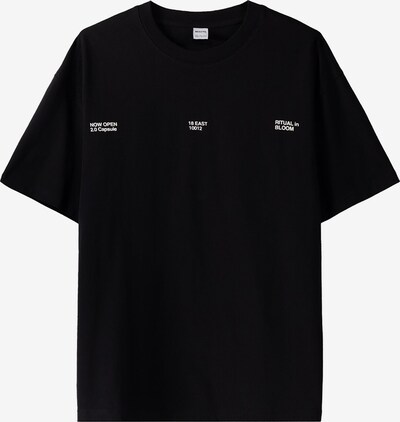 Bershka T-Shirt en gris foncé / noir, Vue avec produit