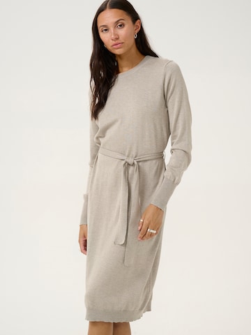 Robes en maille 'KA Lizza' Kaffe en gris : devant