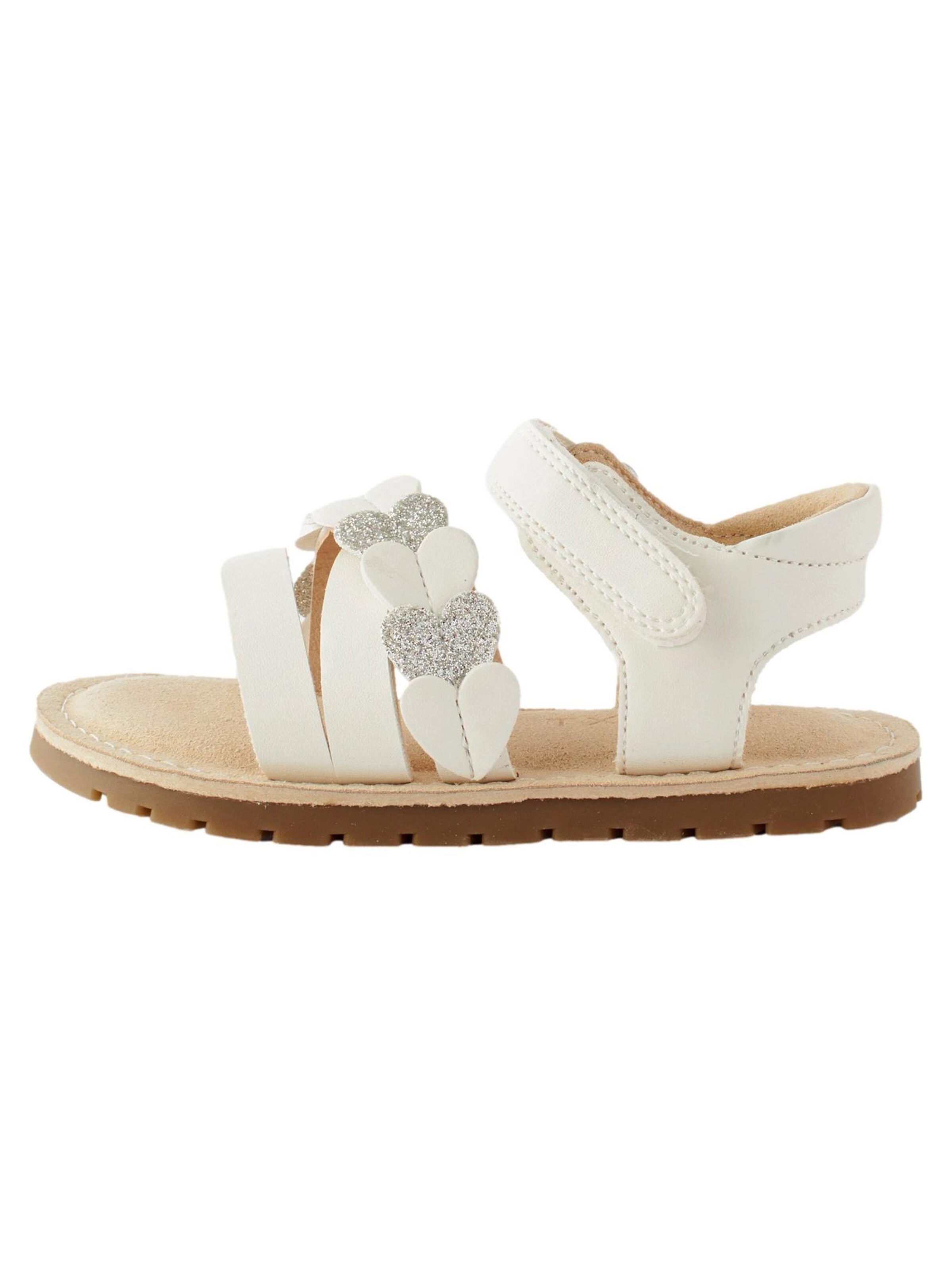 Next Sandal i vit: framsida