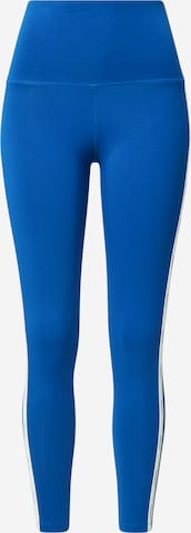 Reebok Skinny Športové nohavice - Modrá: predná strana