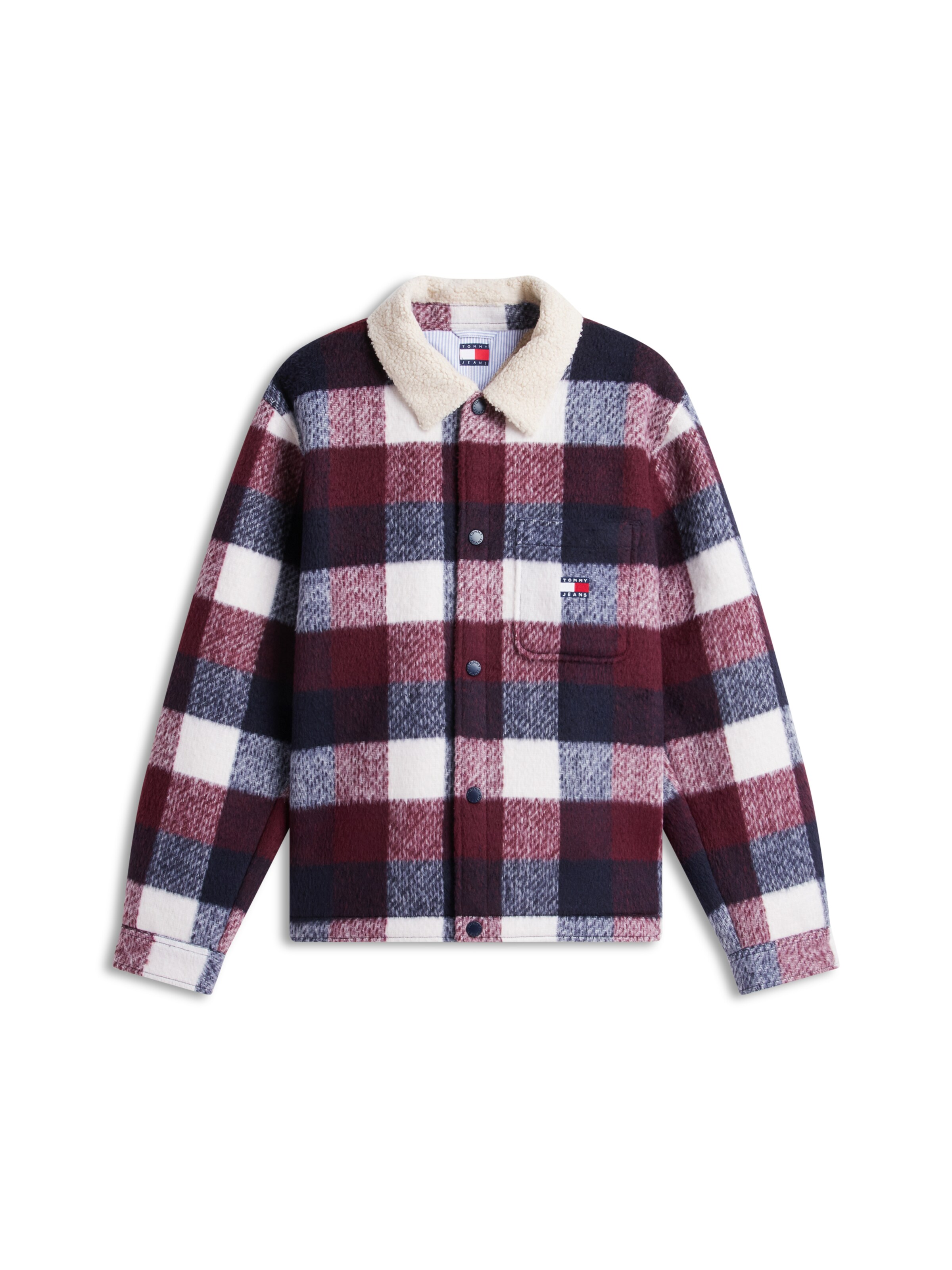 Tommy Jeans - Casaco meia-estação em azul: frente