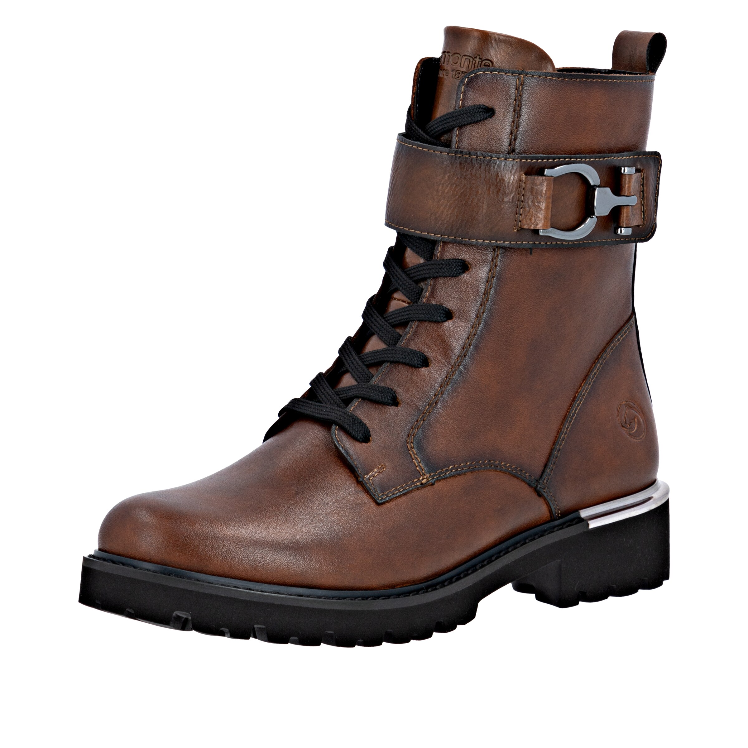 REMONTE Lace-Up Boots 'D8657' in Brown: front