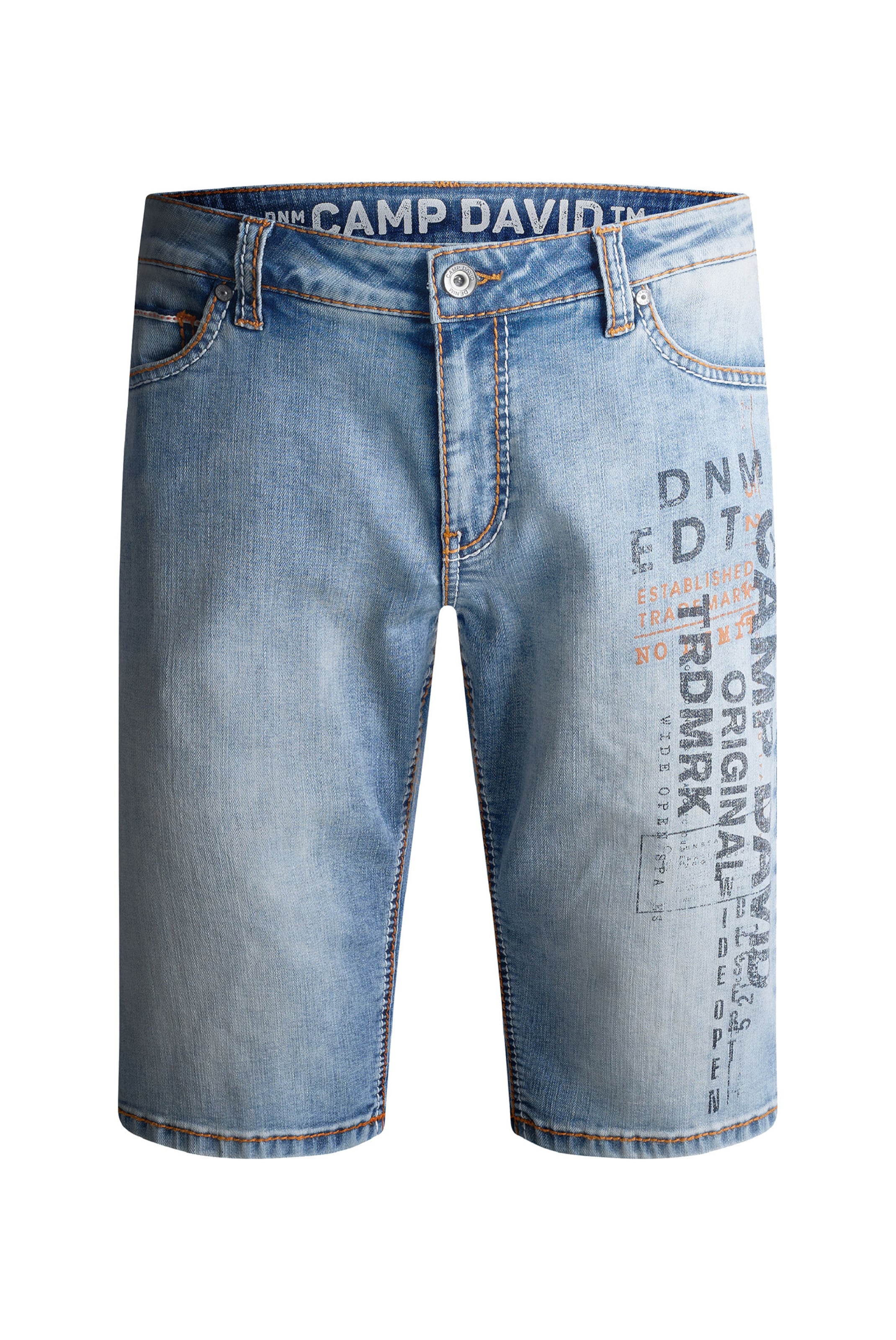 CAMP DAVID Regular Jeans in Blue: front