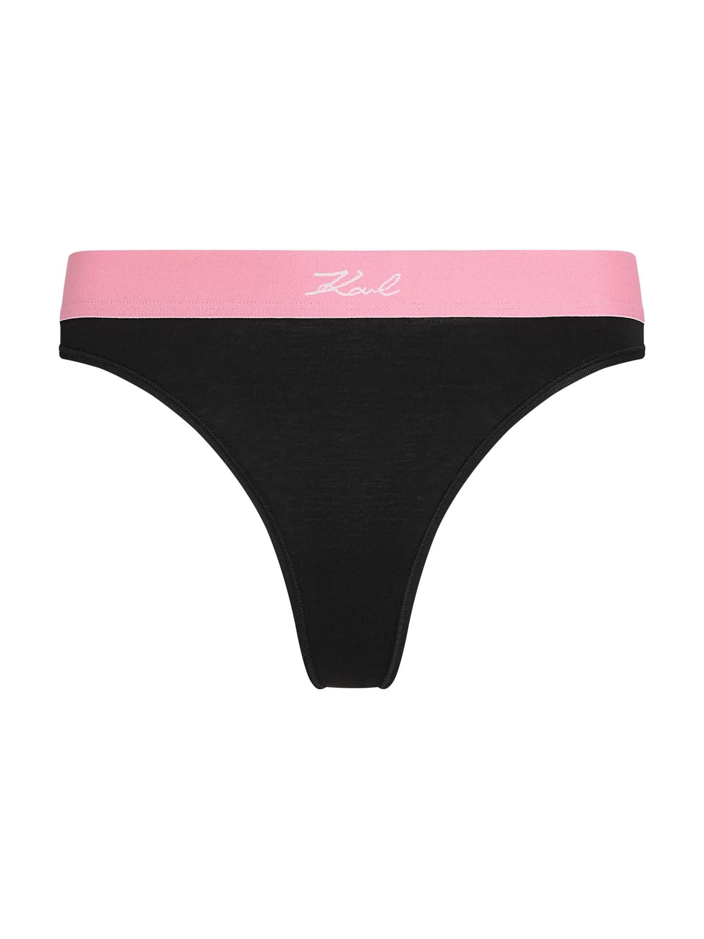 Karl Lagerfeld Tanga ve velikosti L - pink / černá, Produkt