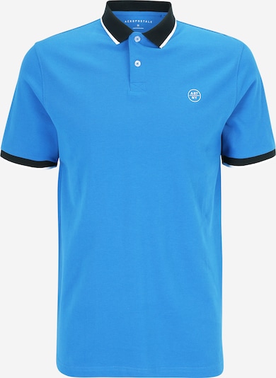 AÉROPOSTALE Poloshirt in navy / azur / weiß, Produktansicht