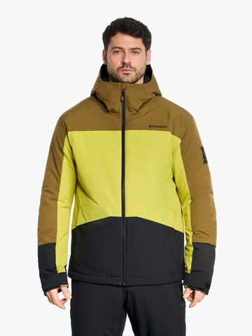 ZIENER Athletic Jacket 'TARAINO-Z' in Green: front
