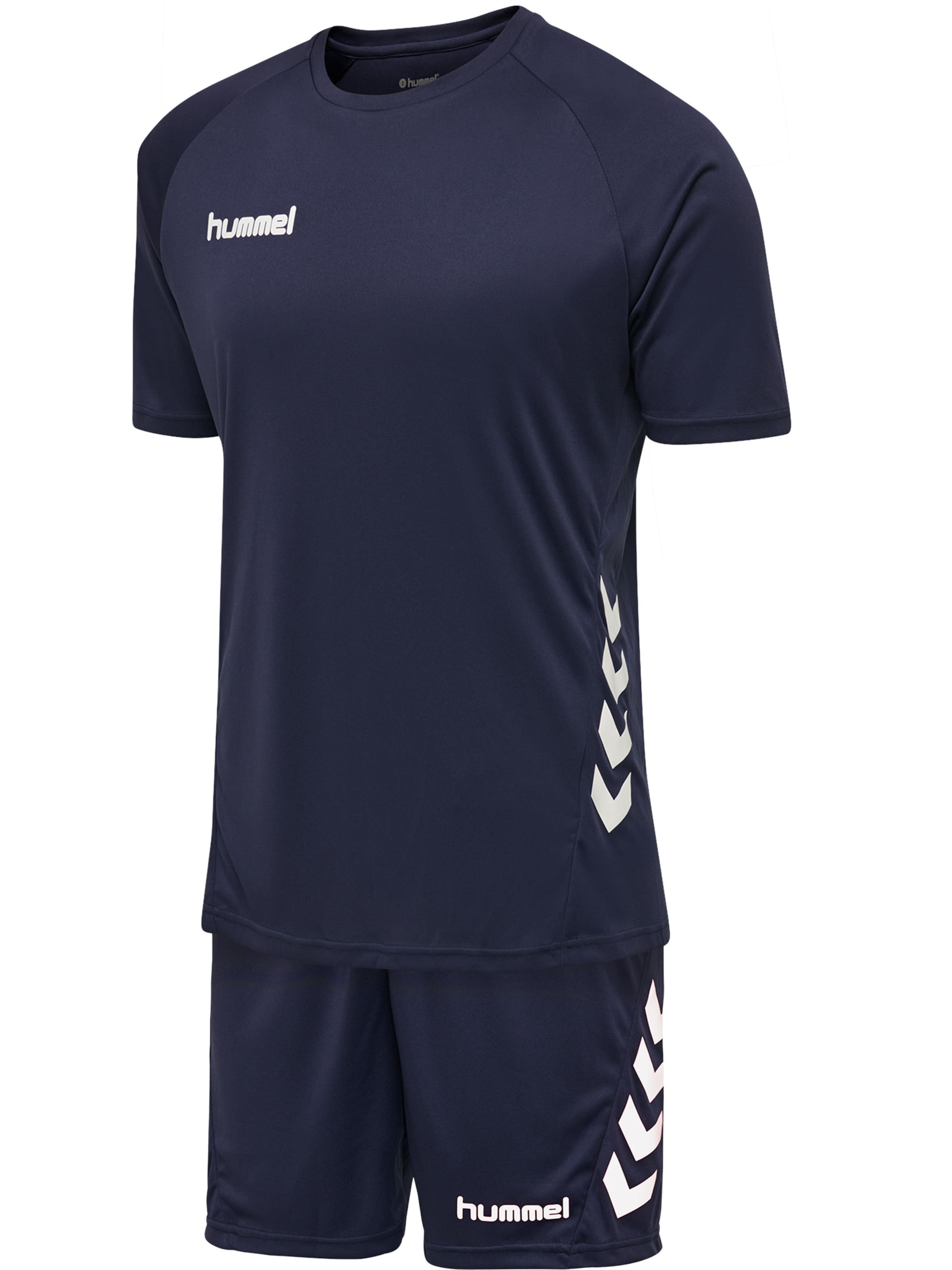 Hummel Trainingsanzug 'Promo' in Blau: Vorderseite