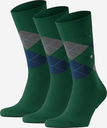 Chaussettes BURLINGTON en vert : devant