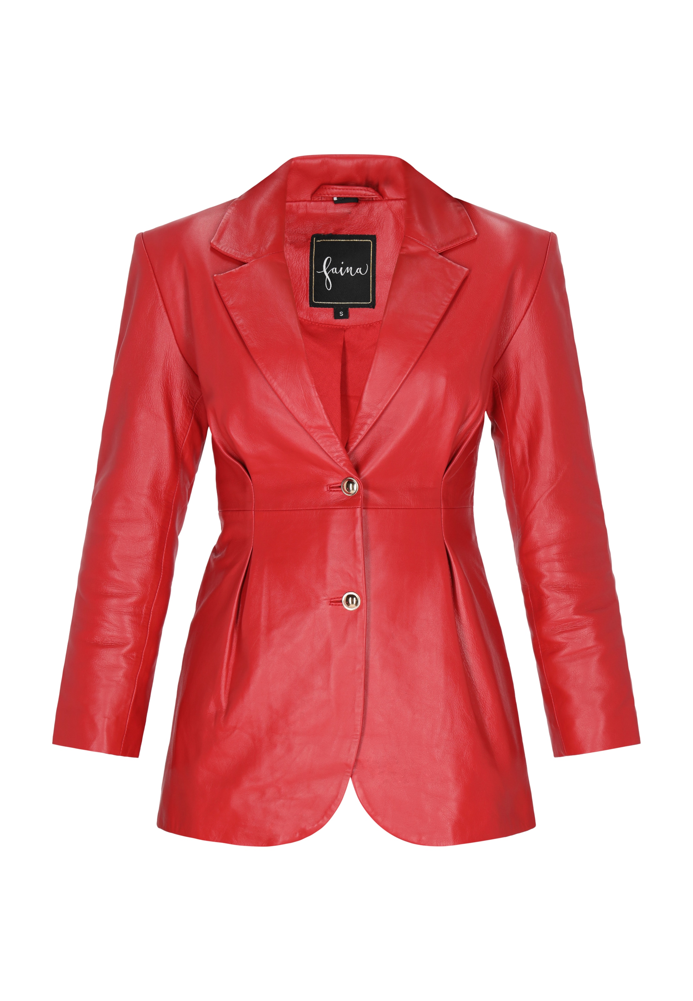 faina Prehodna jakna | rdeča barva: sprednja stran