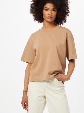 Gina Tricot Shirt 'Heather' in Brown: front