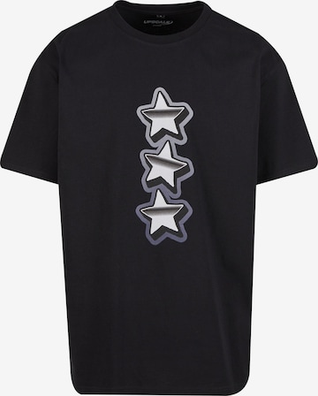 T-Shirt 'Peace&Love' MT Upscale en noir : devant