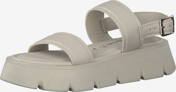 TAMARIS Sandals in Beige: front