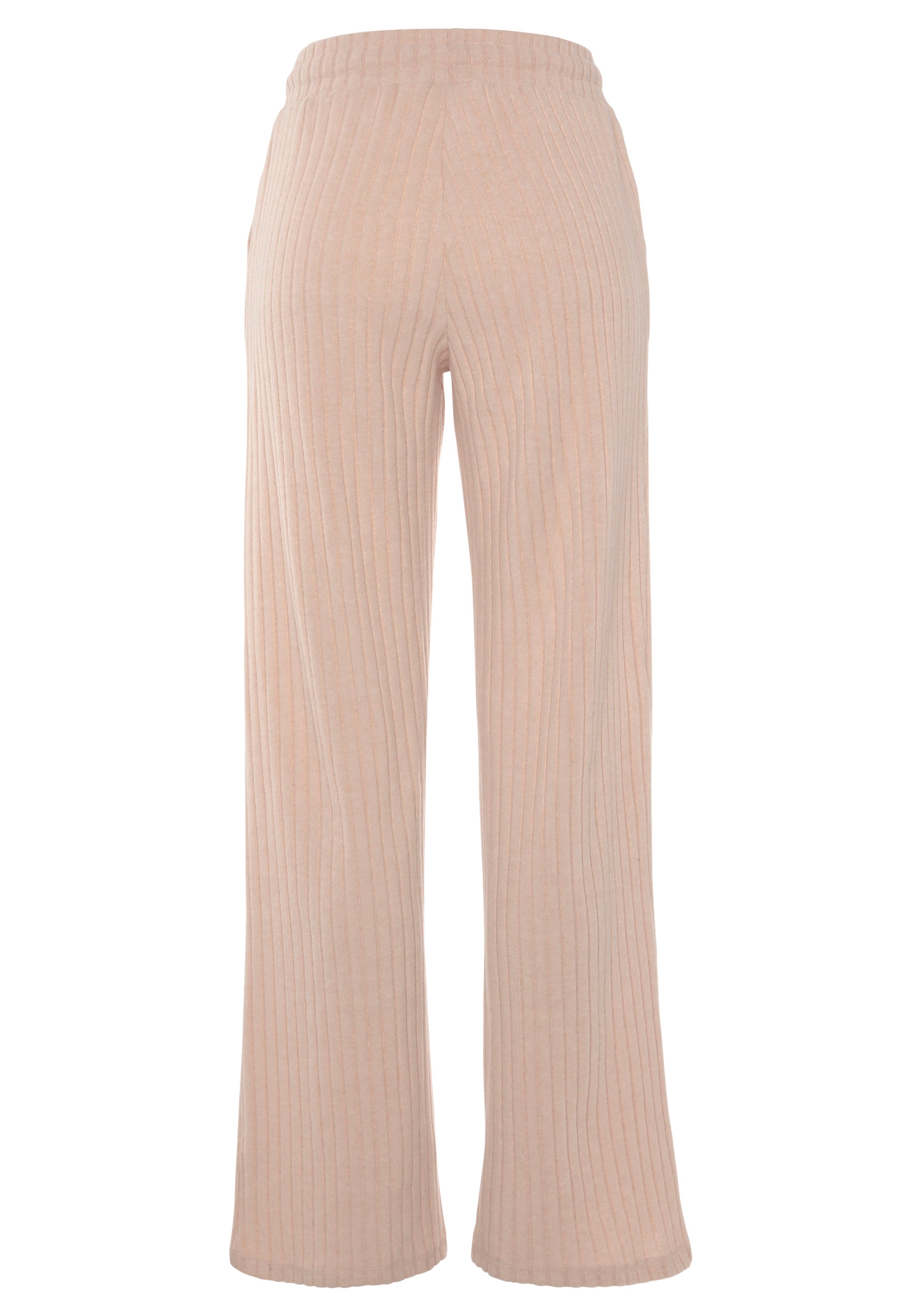 LASCANA Pyjamabroek in Beige