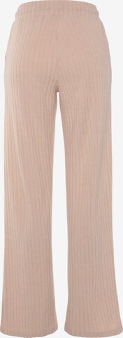 LASCANA - Pantalón de pijama en beige