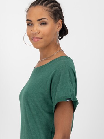 alife & kickin T-Shirt 'MalaikaAK A' in Grün